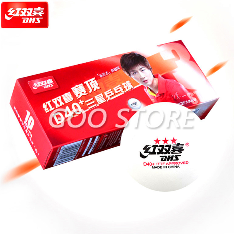 Table Tennis How To Play - DHS 3 stelle D40 + palline