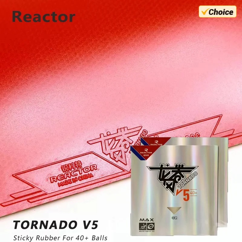 Table Tennis Venue - REACTOR Tornado V5 Gomma per Ping