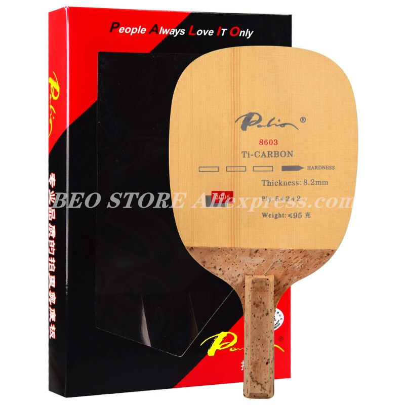 PALIO 8603 carbonio titanio ra - Table Tennis Japan recensione e prezzo